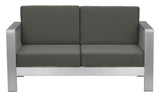 49" X 26.5" X 22" Dark Gray Cushion Sofa