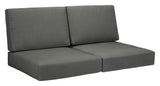 49" X 26.5" X 22" Dark Gray Cushion Sofa