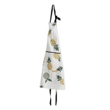 Pineapple Print Cotton Apron