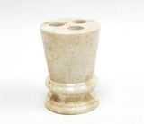 EVCO International - Champagne Marble Francesca Tooth Brush Holder